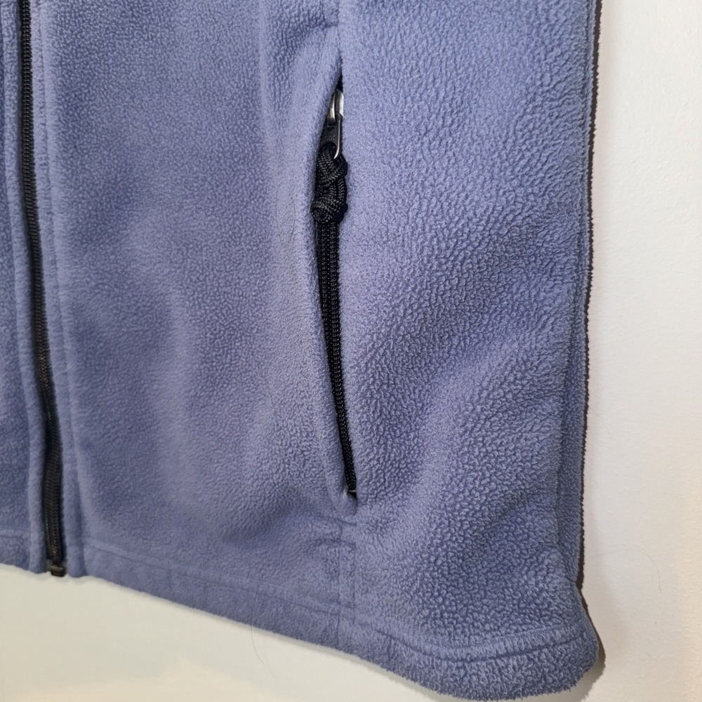 LL Bean Fleece Vest Women's Medium Reg‎ Purple Outdoors Hiking Layering EUC - Picture 2 of 11